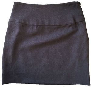 NWT Classic Chocolate Brown Lined Mini Skirt